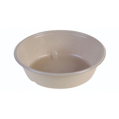 SR-fiber / natur, Bowl 900ml, Ø195x52mm, bio coated - 160 stk pk - UDGÅR