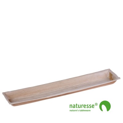 Palmeblad tallerken "Square" (8,5x41,5cm) - 25 stk pk