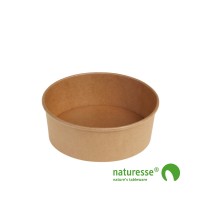 Salatbæger, Karton/PLA (Ø15x6cm/680ml) - 50 stk pk