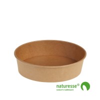 Salatbæger, Karton/PLA (Ø18,5x4,9cm/840ml) - 45 stk pk