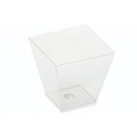 PLA ”KOVA” Dessertglas (220ml/7,2x7,2x7,2cm) - 50 stk pk*